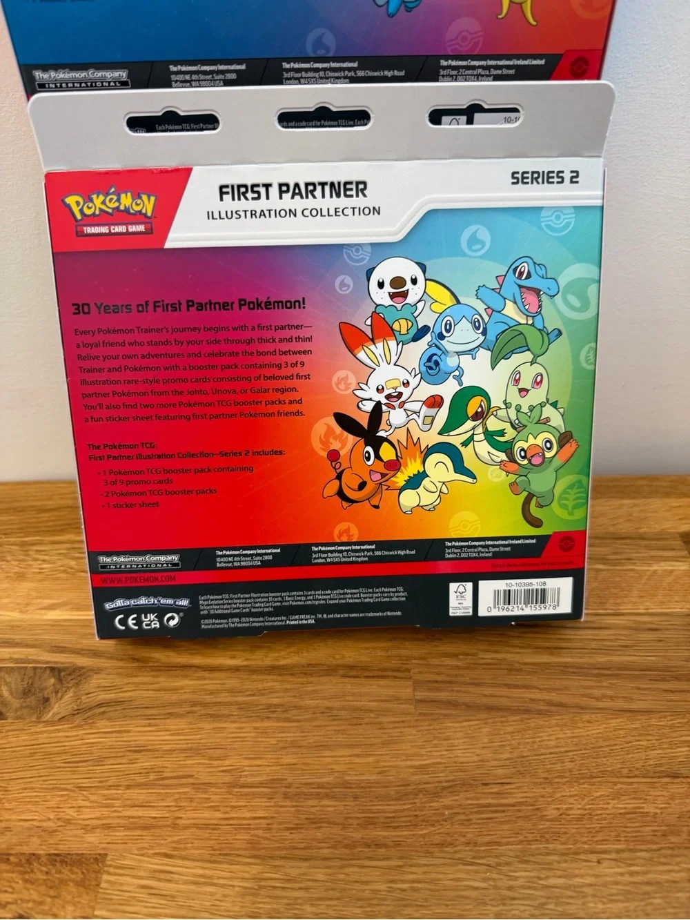 Pokemon TCG First Partner Series 2 & Series 3 Illustration Collection - Both